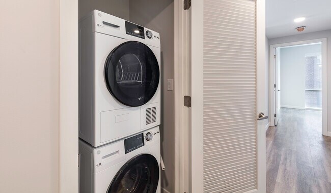 In-home washers and dryers included