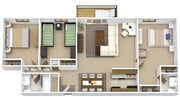 3 Bedroom Magnolia