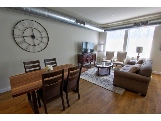Draper Lofts living room