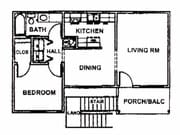 1BR/1BA