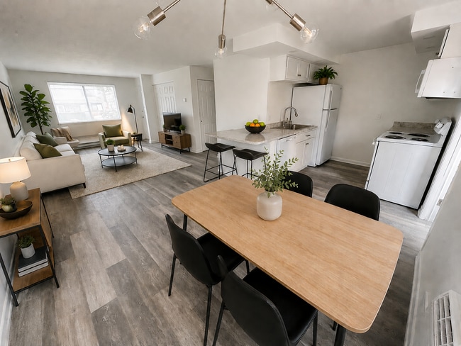 Photo is a staged representation. Apartment is not furnished.