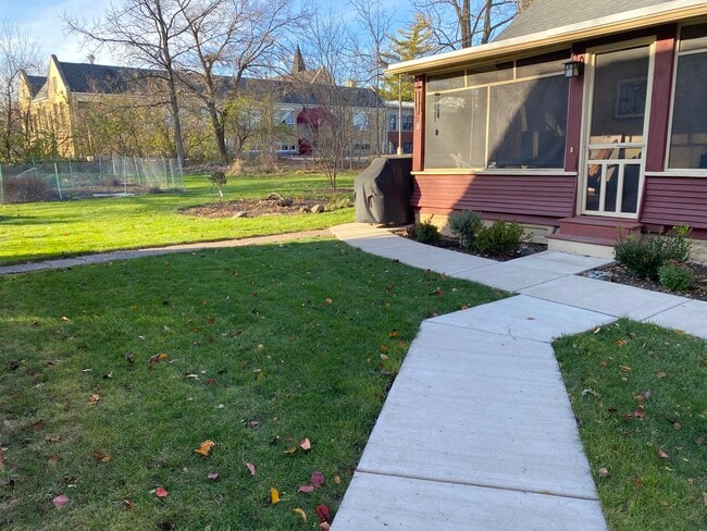 Back yard and porch - 227 S Water St Unit 227 S. Water Street
