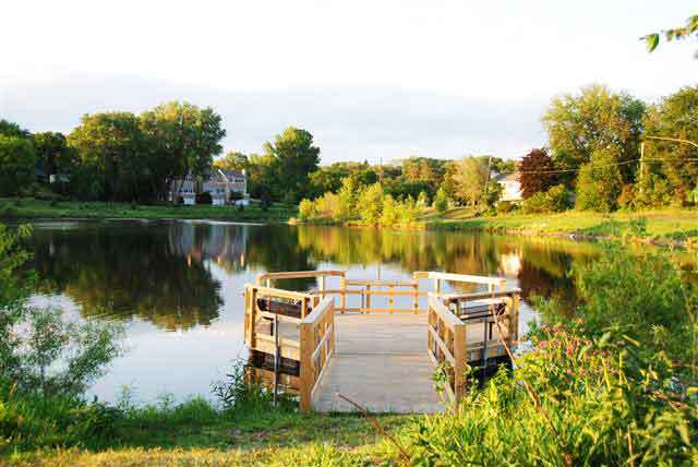 Lamplight Pond, a block away - 7414 W 22nd St Unit #302