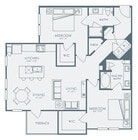 Plano de planta B1 de Aven Ridge