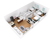 C2: 3BD | 2BA | 1200 SF