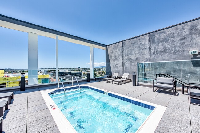 Rooftop pool