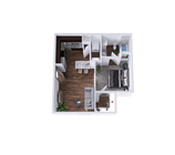 One Bedroom Studio Apartment