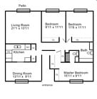 3BR/1.5BA