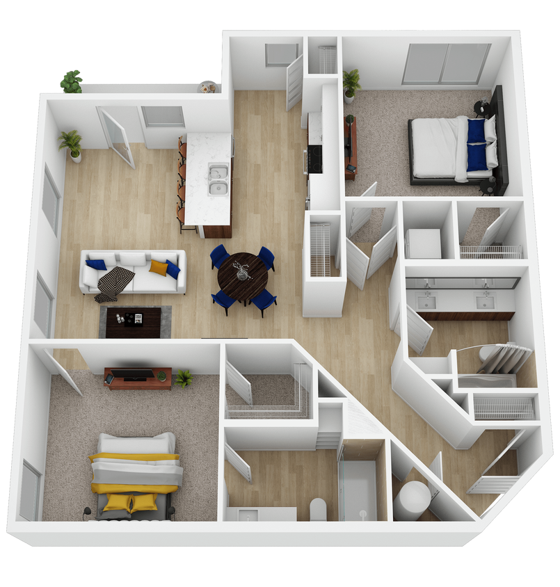 Floor Plan - The Beck I