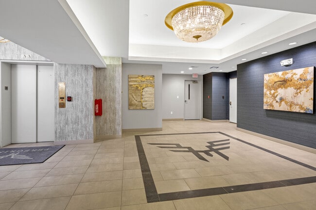 Peregrine 100 elevator and lobby - Peregrine 100