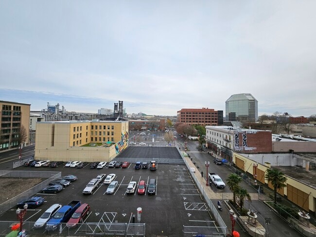 view from balcony - 411 NW Flanders St Condo Unit # 606