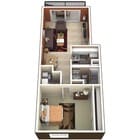 1BR/1BA