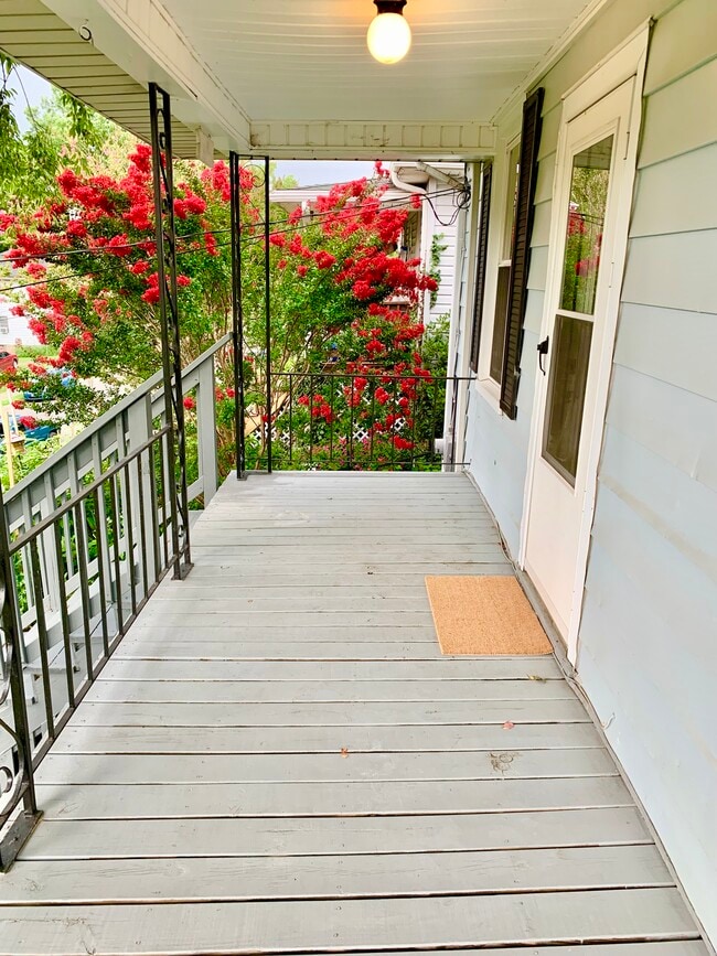 Covered front porch
