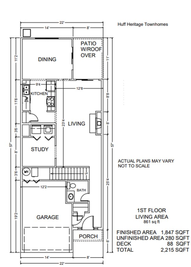 Photo - Huff Heritage Townhome  3 Bed, 2.5 Bath  A...