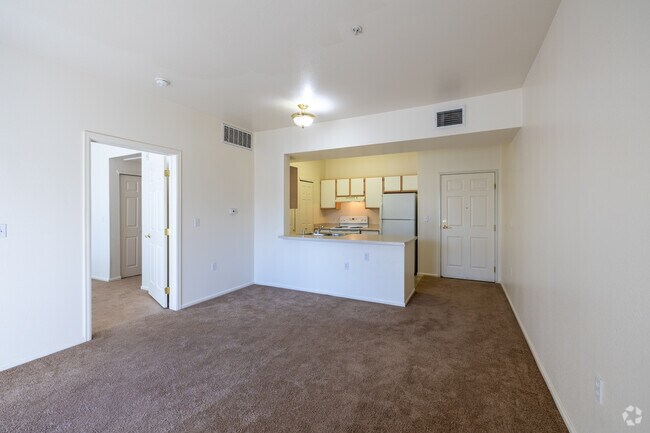 1BR, 1BA - 625SF - Living Room - The Village at Hampden Town Center