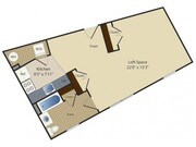 Studio (562 SF)