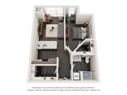 B.2 floor plan Claro at the Waterfront