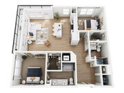 B2 floor plan The Parker