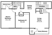 2BR/1BA