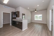 2BR, 1BA - 873SF - Kitchen and Living Area