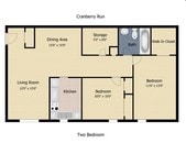 2BR/1BA