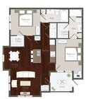 B1 - 2x2 floor plan Elite 99 West