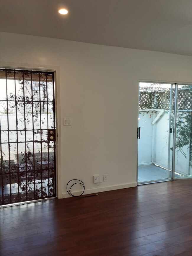Living Room Angle 3 looking at outside patio - 10857 Jefferson Blvd