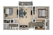 Plano de planta 3D B1