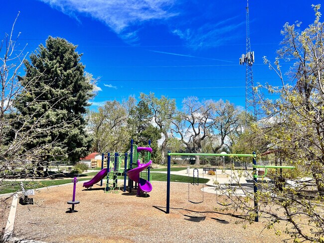 Explore the vibrant playground perfect for outdoor fun and relaxation.