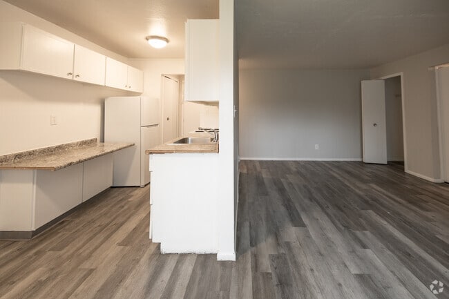 V Suite - Kitchen and Living Room - Dorchester Village Apartments