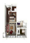 Floor Plan A1 | 50Twenty | Apartments in Madison, WI