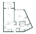 A1L floor plan The Hartley at Blue Hill