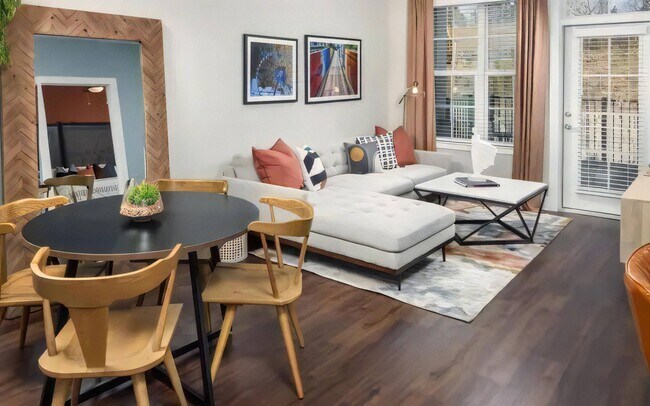 Open Concept Living Room with Modern Finishes - Broadstone Upper Westside