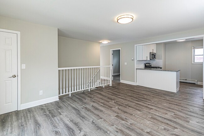 Newly renovated apartments with open layout