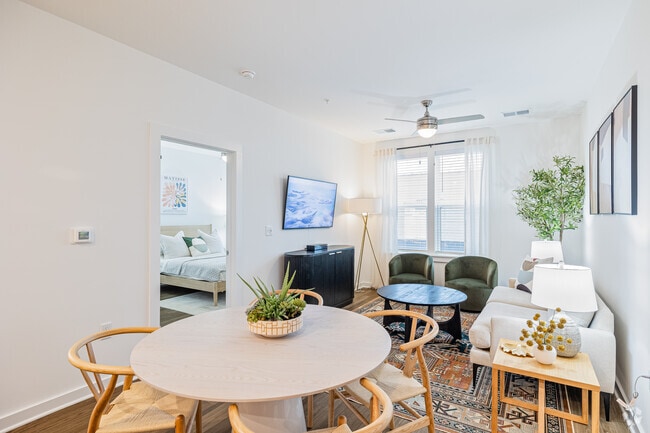 The River - 2BR, 2BA - 1,000SF - Dining Room - The Alder on Dabney