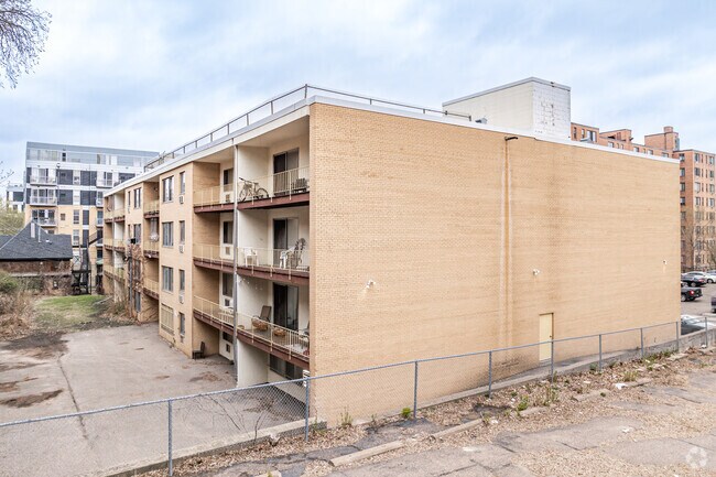 Rear of Building and Off-Street Parking
