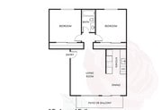2HAB/1BA