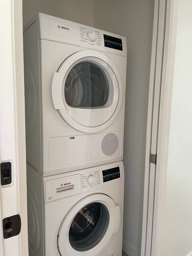 washer dryer closet - 135 Camino del Sol Unit 135A