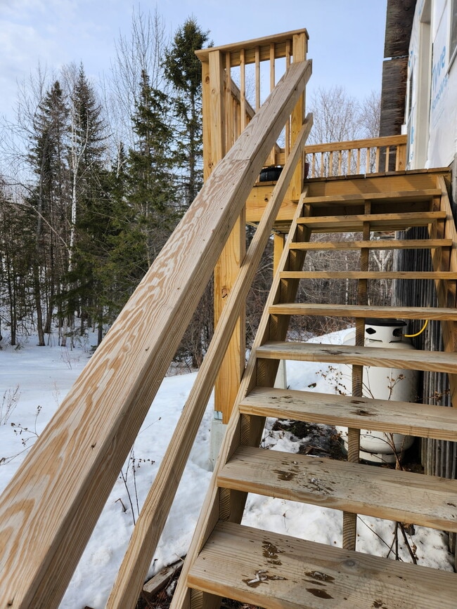 entrance stairs - 246 Stannard Mountain Rd Unit 1