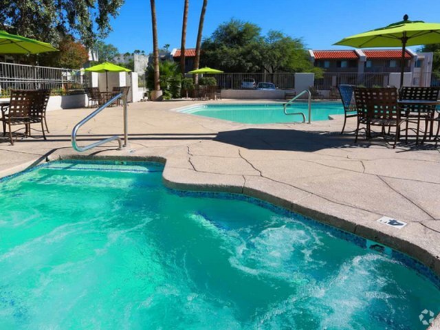 Cool off in the Valley View community pool - Valley View Apartments