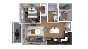 The Franklin | 1bd, 1ba - 669 sqft.