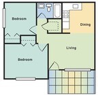 2BR/1BA
