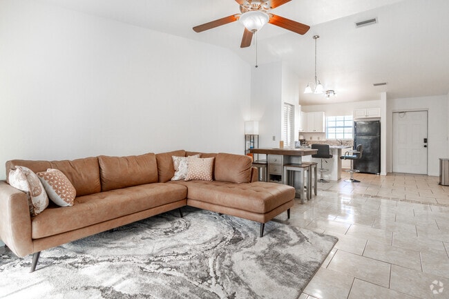 2BR, 2BA - 1,150SF - Living Room