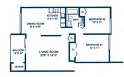 style A two bedroom
