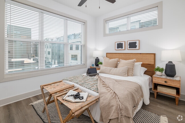 2BR, 2.5BA - 1,070SF - Bedroom One