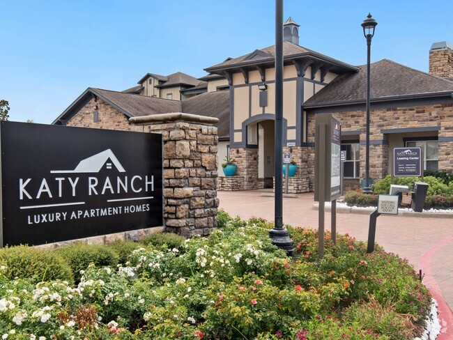 Katy Ranch Apartments Monument Sign & Leasing Office in Katy, TX - Katy Ranch Apartments