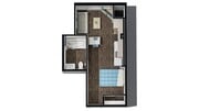 APARTMENT - LSUNO - 0 BEDROOM A2