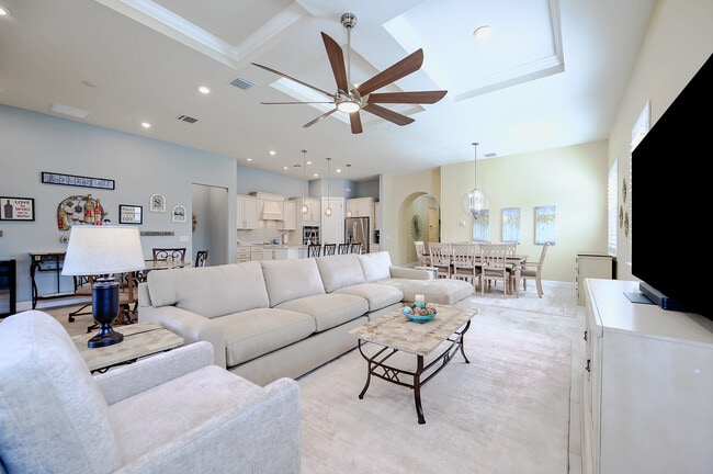 View of living, dining and kitchen - 14032 Hawks Eye Ct