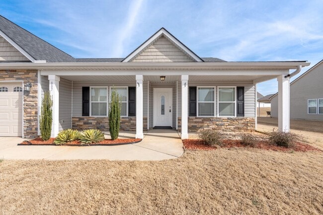 Photo - Relax & Enjoy: 3BR Inman Rental with Big Backyard & Covered Porch