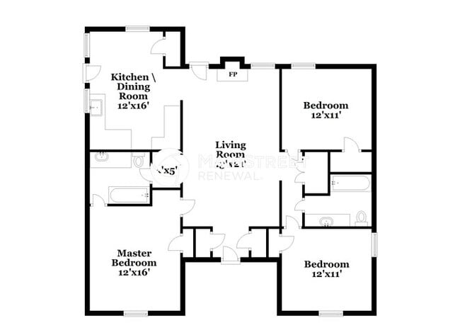 3 Bedroom Pet-Friendly Home in Memphis, TN with Main Street Renewal